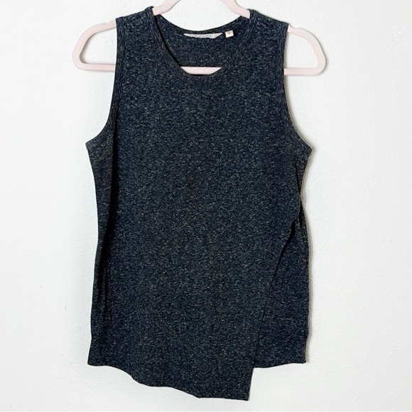 Athleta Activewear Tank Dark Gray Crew Neck Sleeveless Cotton Blend size XS - Picture 1 of 8